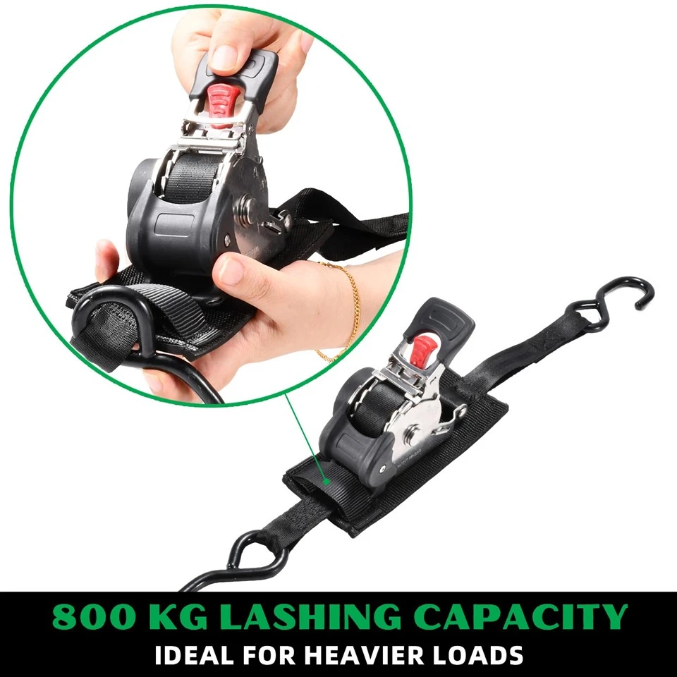 1 Inch Retractable Boat Trailer Tie-Down Strap With Protective Pad best