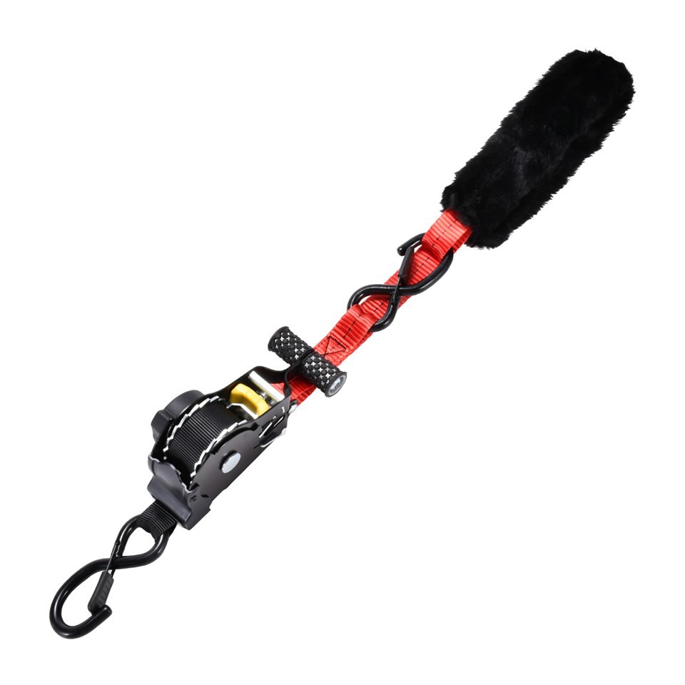 1 Inch Retractable Ratchet Tie Down Strap With Sheepskin Soft Tie high quality