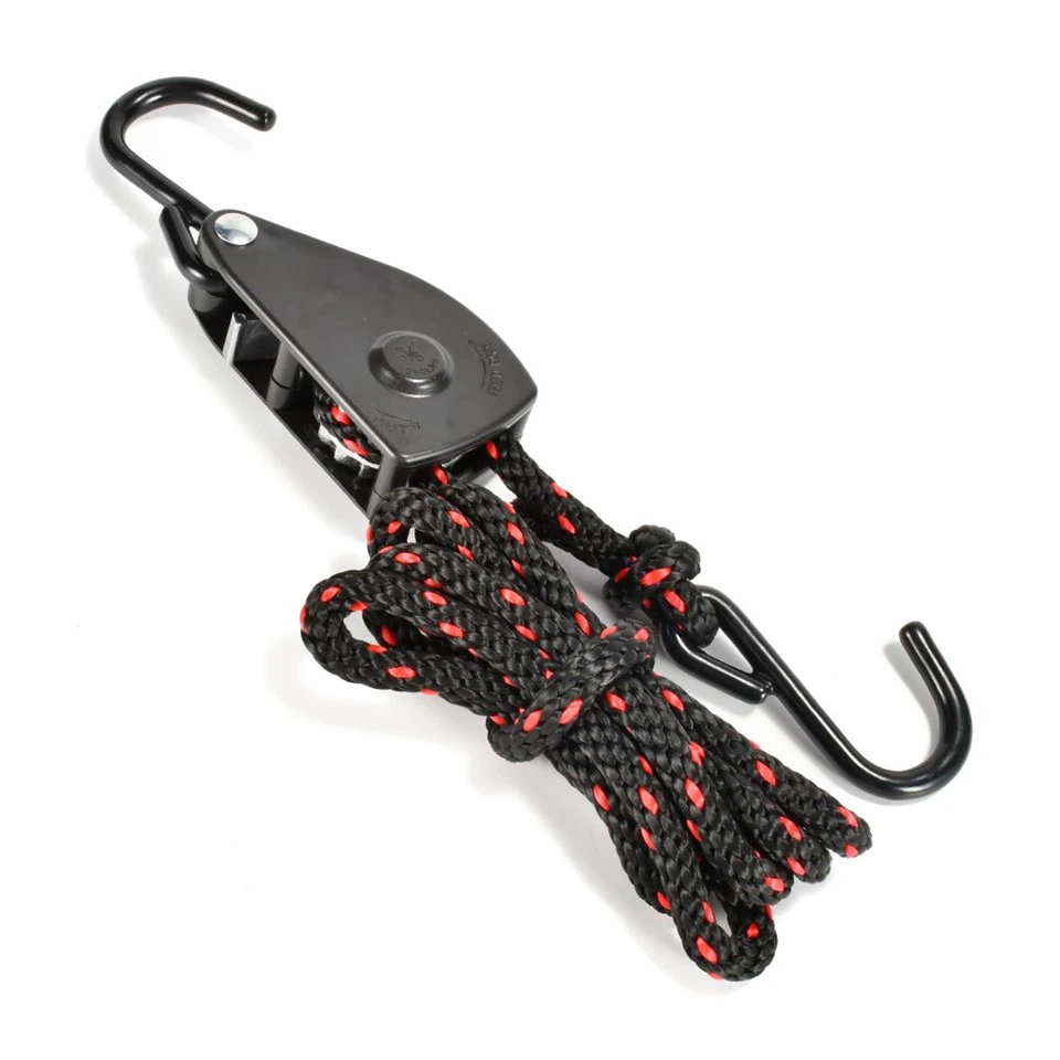 3/8 Inch Rope Ratchet Straps With S Hooks