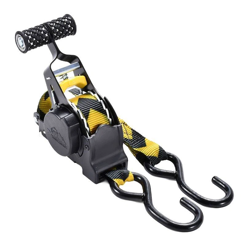 Heavy-Duty New Color Auto-Adjusting Motorcycle Ratchet Buckle Straps