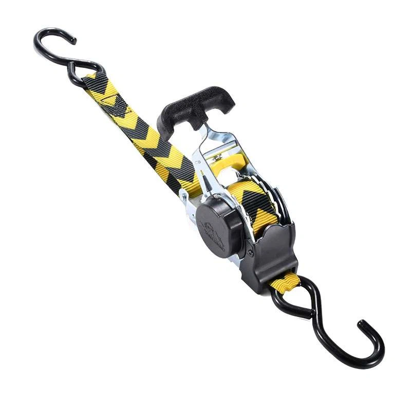 Heavy-Duty New Color Auto-Adjusting Motorcycle Ratchet Buckle Straps