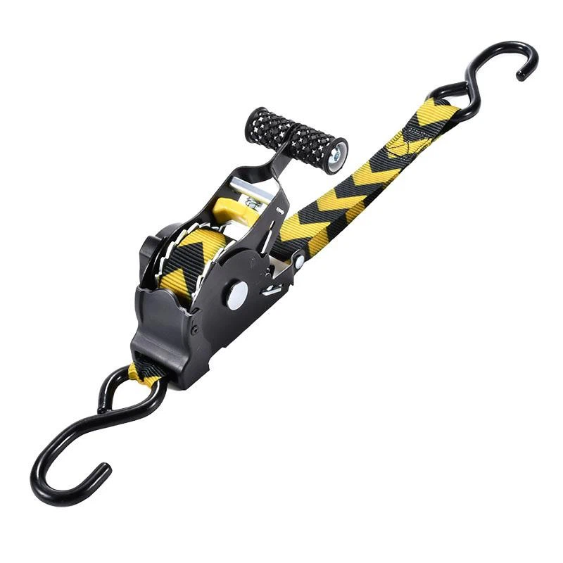 Heavy-Duty New Color Auto-Adjusting Motorcycle Ratchet Buckle Straps