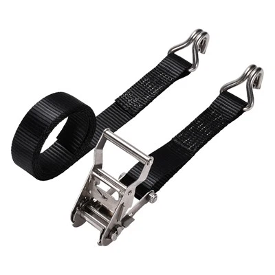 35mm Stainless Steel Ratchet Strap With Double J-Hook