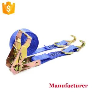 4.5mx27mm Ratchet Lashing Tension Belt Strap With D Ring