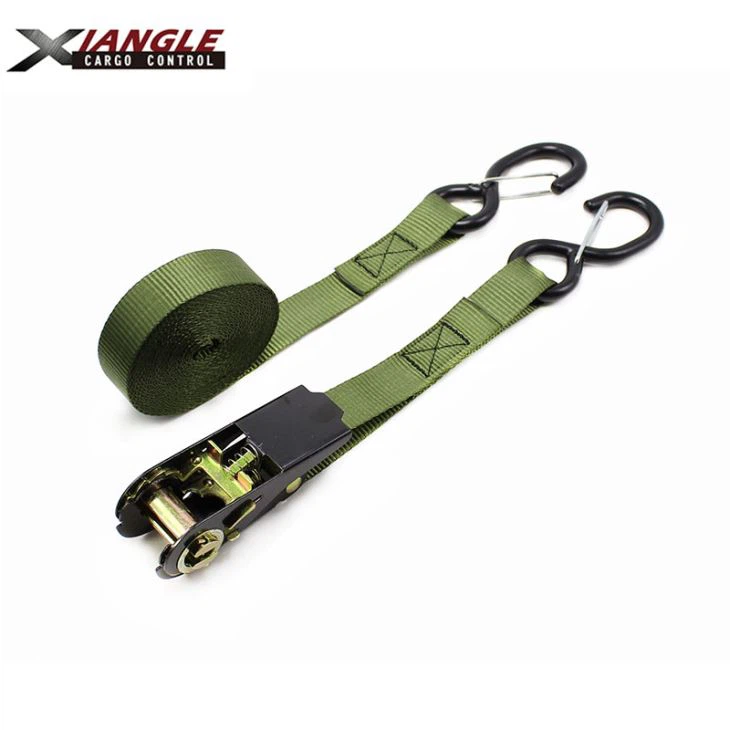 Ratchet Straps With Safety Hooks