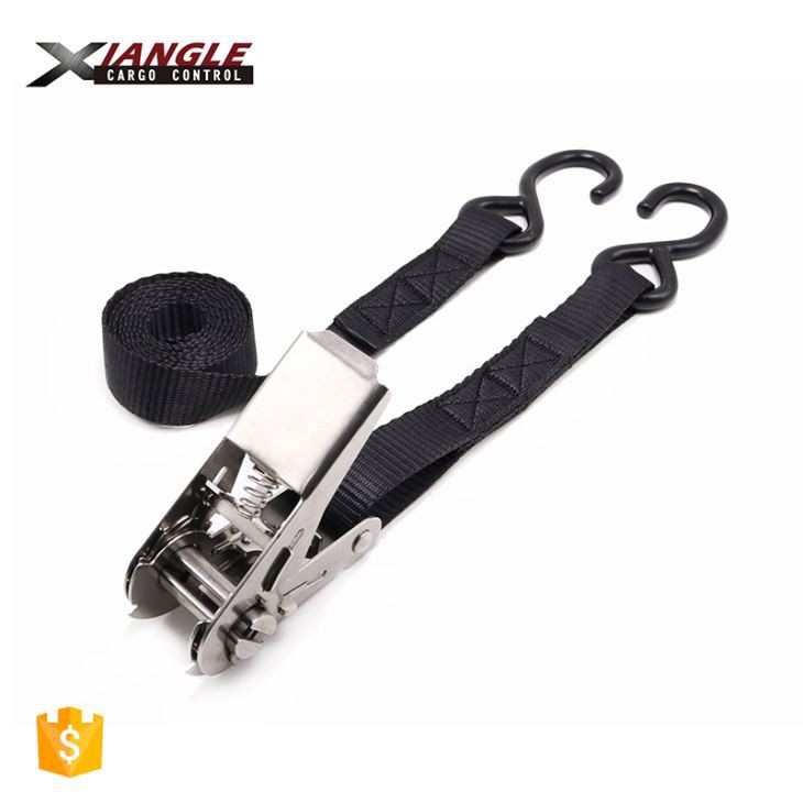 Stainless Steel Ratchet Strap With S Hook