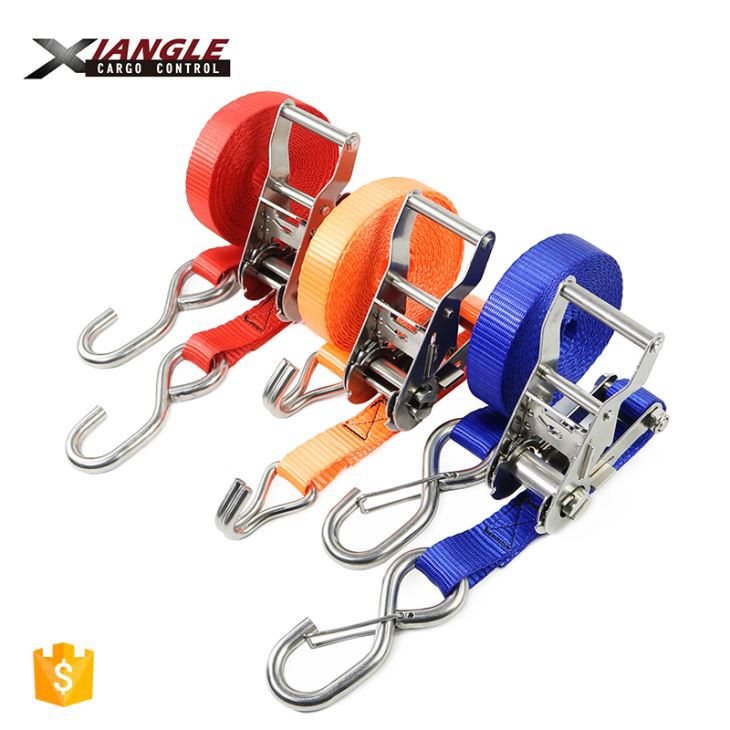 27mm Cargo Lashing Belt Straps With Hooks