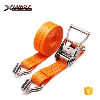 1.5 Inch Double J Hook Stainless Steel Ratchet Tie Down