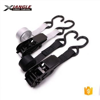 Black E-coating Ratchet Strap With S Hook