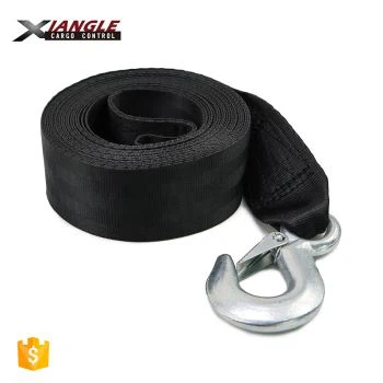 Winch Strap With Snap Hook