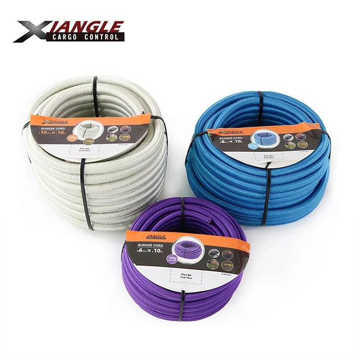 100% Stretch Polyester Bungee For DIY Projects, Tie Downs, Commercial Uses