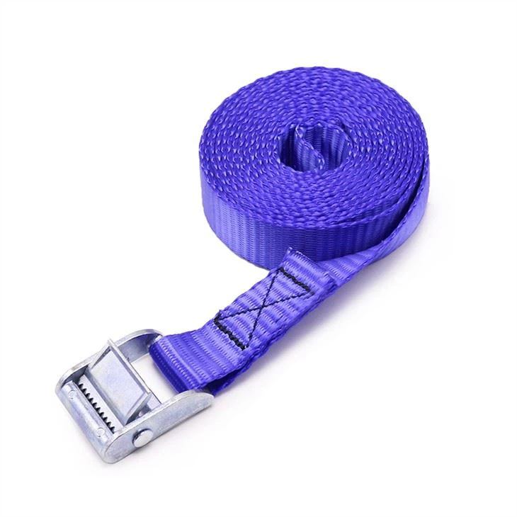 2 Pack Of 1 Inch Cam Buckle Tie Down Strap Lashing 350Kg