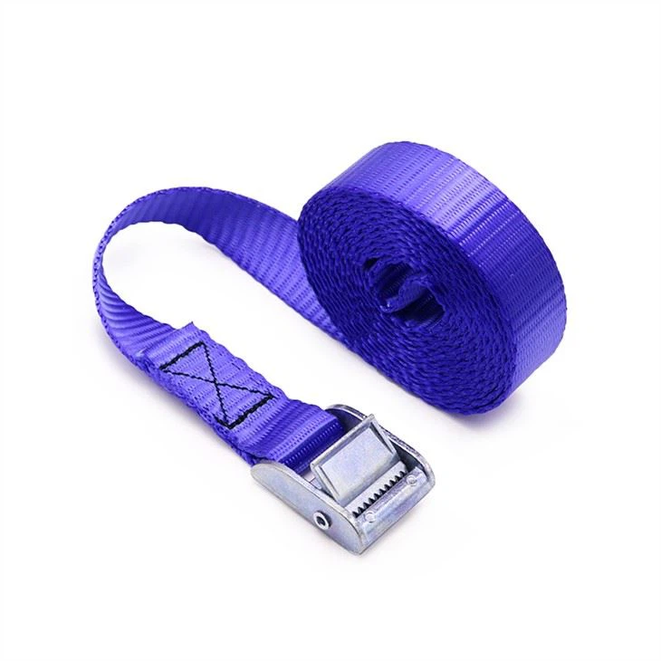 2 Pack Of 1 Inch Cam Buckle Tie Down Strap Lashing 350Kg