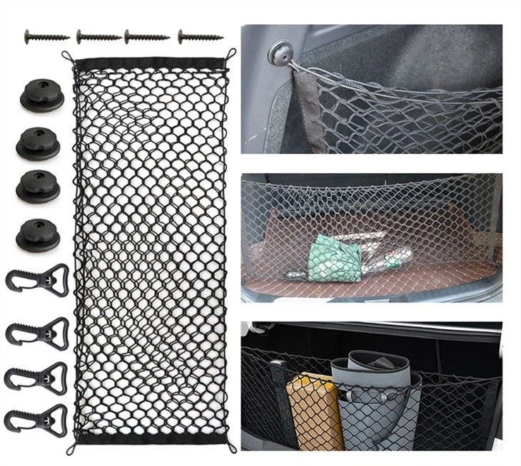Heavy Duty Adjustable Storage Trunk SUV Car Organizer Rear Elastic Cargo Net