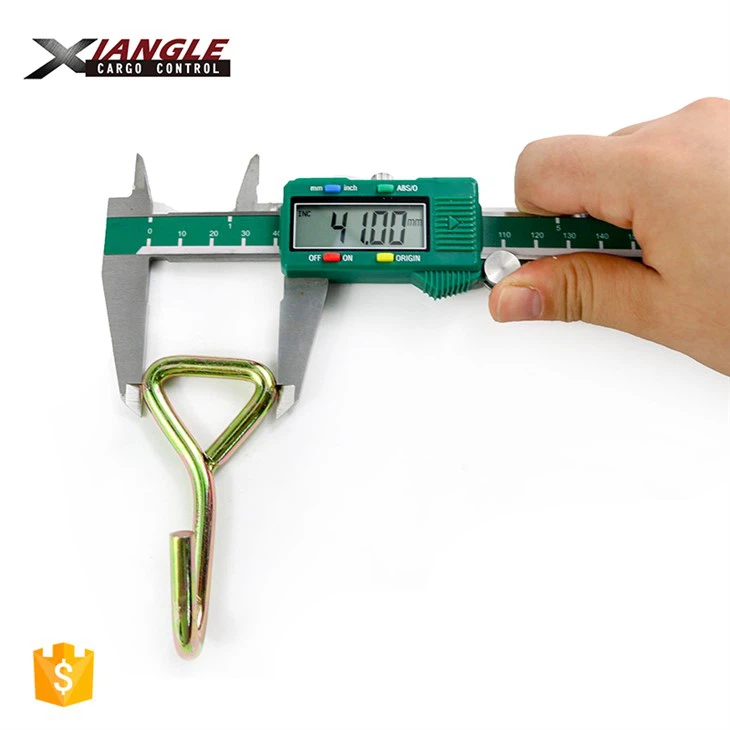 1 Inch Cargo Lashing Metal Ratchet Belt Buckle J Hook