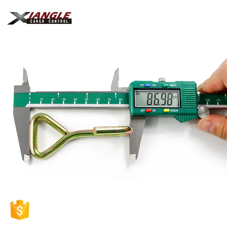 1 Inch Cargo Lashing Metal Ratchet Belt Buckle J Hook