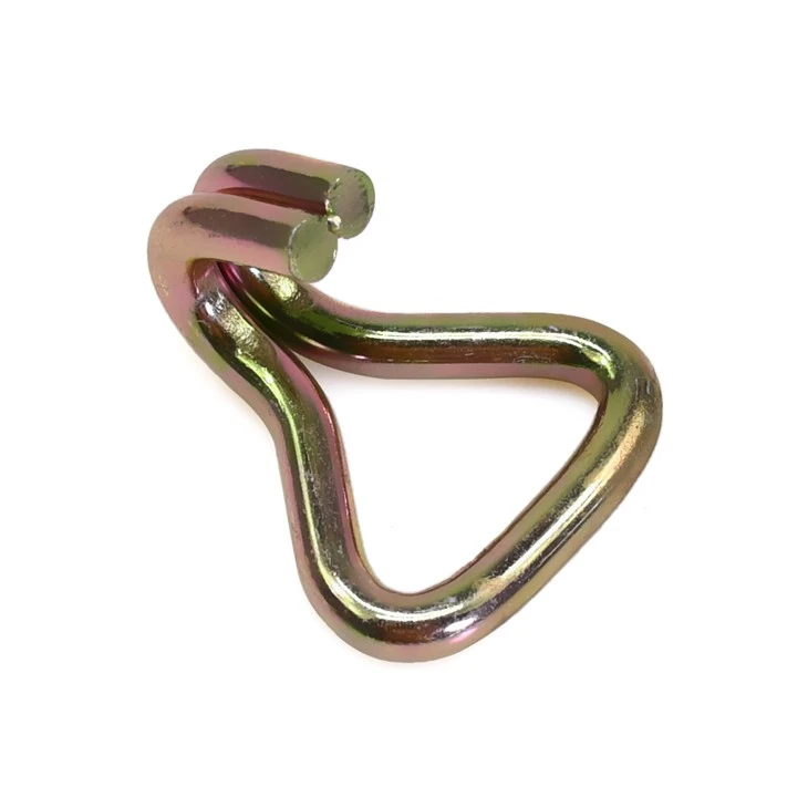 Manufacturer 1.5 Inch 2T Lashing Belt Metal Buckle Double J Hook