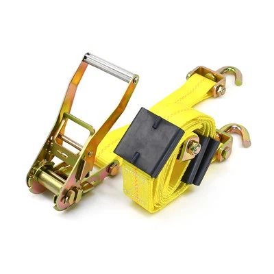 2 Inch Car Rubber Tire Cleats Wheel Strap Ratchet Tie Down Strap