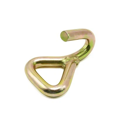 38mm 3T Ratchet Cargo Strap Metal Single J Hook