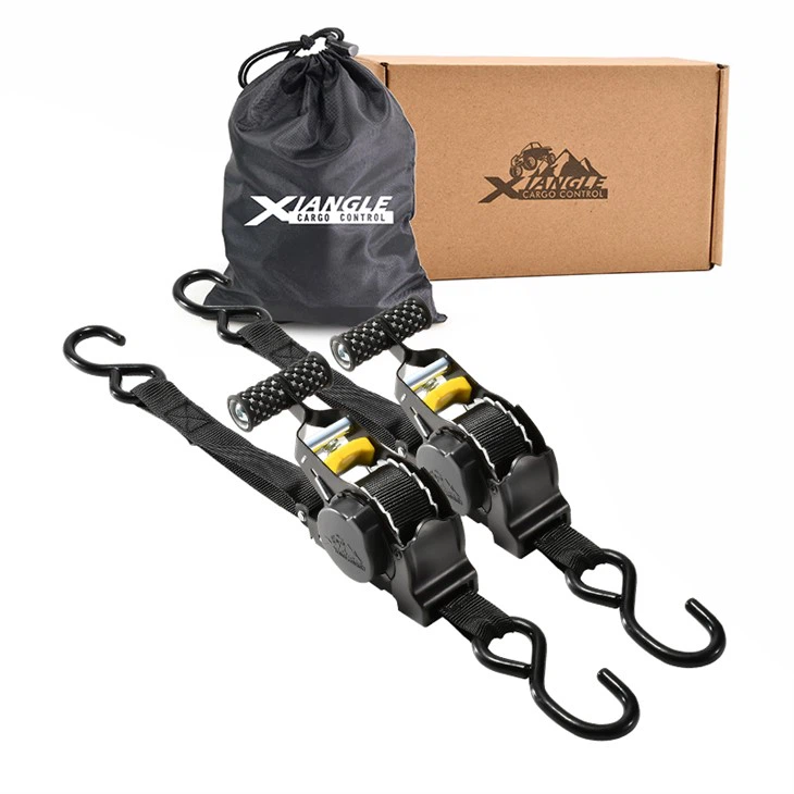 Heavy Duty Auto Retractable Ratchet Straps 10ft 1inch